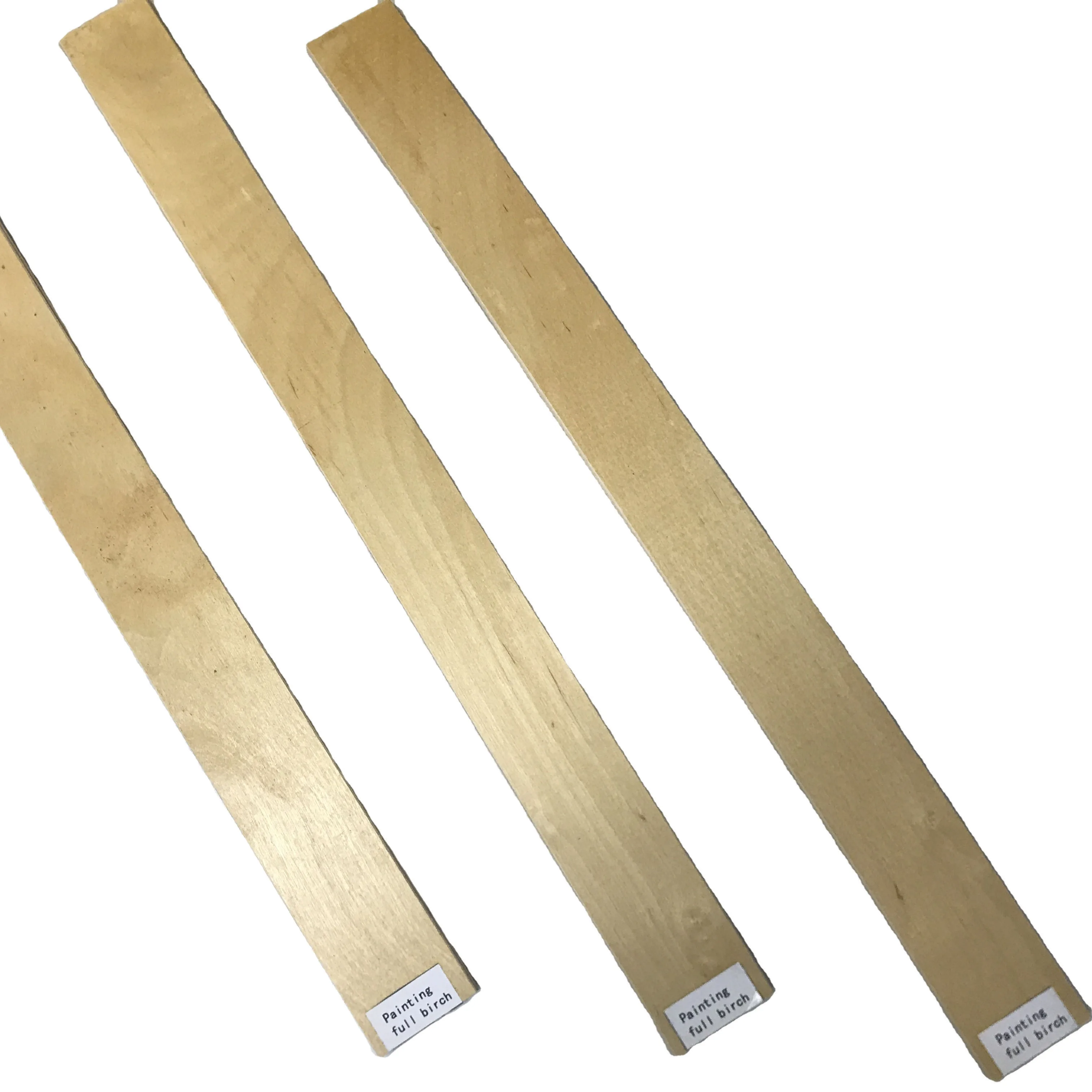 Full Birch Painting Wooden Bed Slats for Bed Frames Parts