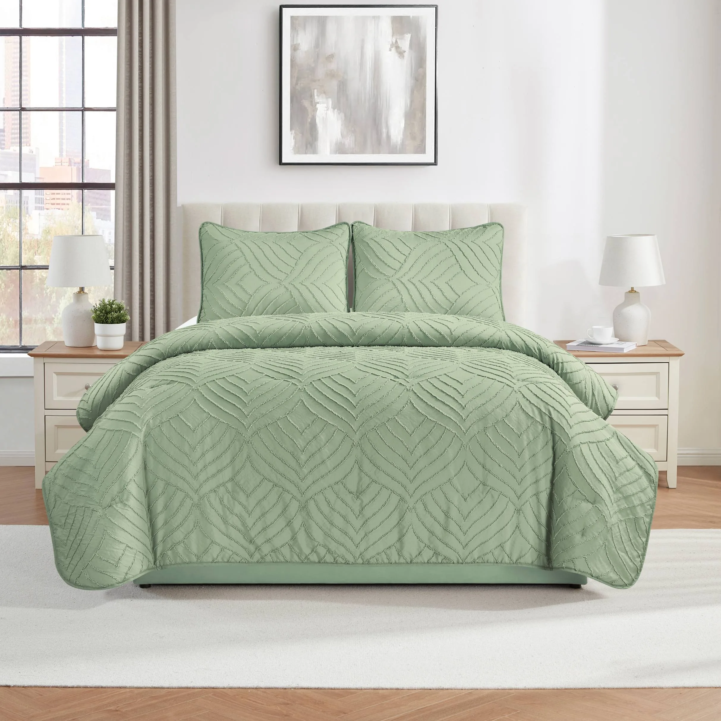 Clip Jacquard Quilt Set